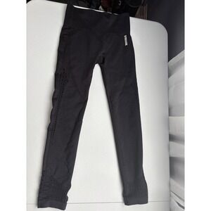 Gymshark Vital Seamless Leggings High Waisted Workout Gym Activewear Black M